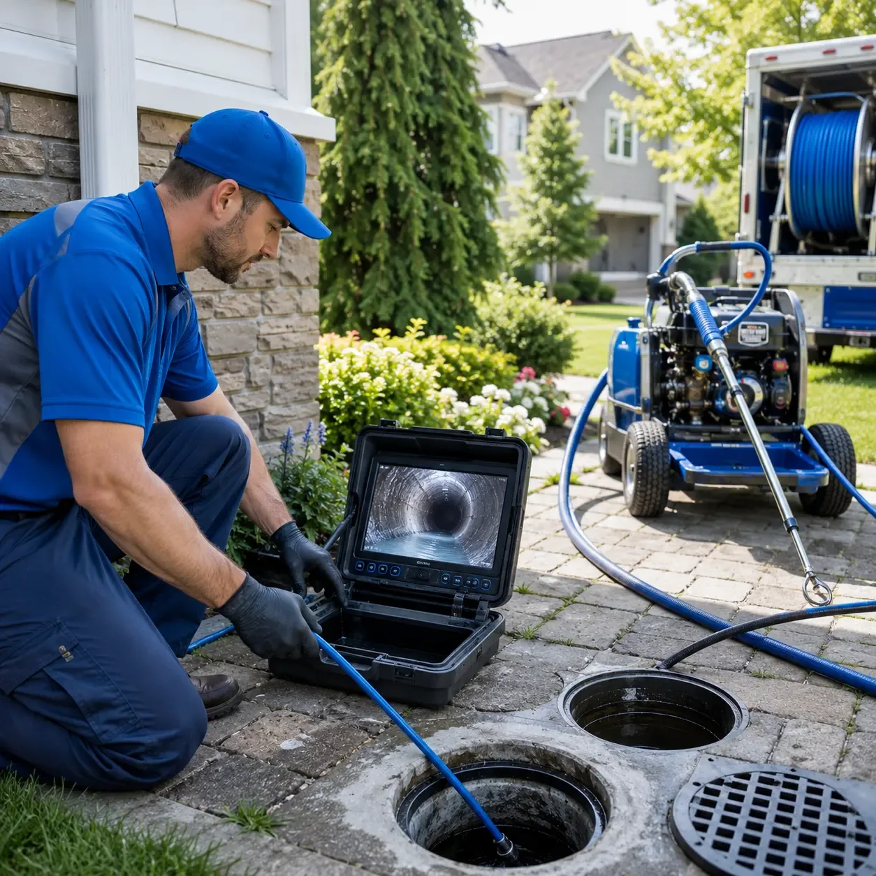 Outdoor drain cleaning professionals serving Albion, PA